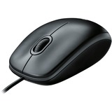 Logitech B100 ratón Oficina Ambidextro USB tipo A Óptico 800 DPI negro, Ambidextro, Óptico, USB tipo A, 800 DPI, Negro