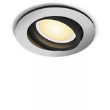 Philips Hue White Ambiance Milliskin foco empotrable, Luz de LED plateado