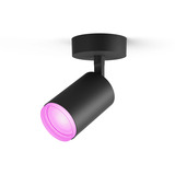 Philips Hue White & Color Ambiance Fugato Foco Individual, Luz de LED negro