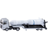 SIKU SUPER MAN camión con cohete ESA, Automóvil de construcción 