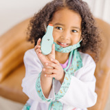 Spin Master Disfraz De Doctor, Juego de rol Disfraz, Niño, Unisex, Uniforme, Médico/a, Verde, Blanco