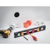 Wiha Nivel de burbuja para electricista, Nivel de agua negro