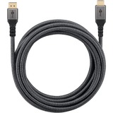 goobay Cable adaptador Plus DisplayPort > HDMI, 4K @ 60Hz gris