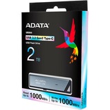 ADATA AELI-UE800-2T-CSG, Lápiz USB aluminio (cepillado)