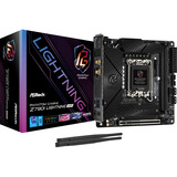 ASRock Z790I LIGHTNING WIFI, Placa base negro/Plateado