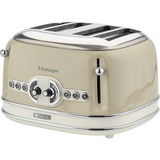 Ariete 0156/03 6 4 rebanada(s) 1600 W Beige, Tostadora beige, 4 rebanada(s), Beige, Metal, Botones, Giratorio, CE, 1600 W