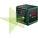 Bosch Láser de líneas cruzadas Quigo Green, con abrazadera verde/Negro