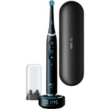 Braun iO Series 10 Adulto Cepillo dental oscilante Negro, Cepillo de dientes eléctrico negro, Adulto, Cepillo dental oscilante, Cuidados diarios, Limpieza profunda, Cuidado de las encías, Sensible, Blanqueador, Negro, 2 min, Alrededor