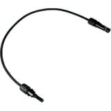  Cable de extensión solar 6mm², enchufe - toma 1,5 metros, 0%, Cable alargador negro