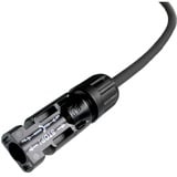  Cable de extensión solar 6mm², enchufe - toma 1,5 metros, 0%, Cable alargador negro