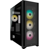 Corsair iCUE 7000X RGB Full Tower Negro, Caja de torre grande negro, Full Tower, PC, Negro, ATX, Juego, Multi