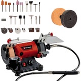 EINHELL Lijadora doble TC-XG 75 Kit, Esmeriladora doble rojo/Negro