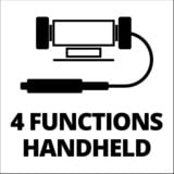 EINHELL Lijadora doble TC-XG 75 Kit, Esmeriladora doble rojo/Negro