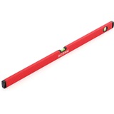 GEDORE Nivel de burbuja Red de aluminio, 100 cm, 2 burbujas, Nivel de agua rojo