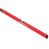 GEDORE Nivel de burbuja Red de aluminio, 100 cm, 2 burbujas, Nivel de agua rojo