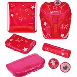 Herlitz SoftLight Plus Stars&Strips, Cartera de escuela rojo