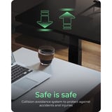 ICY BOX IB-EW122B-TT, Mesa negro