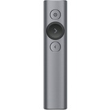 Logitech Spotlight apuntador inalámbricos Bluetooth/RF Gris, Presentador de pizarra, Bluetooth/RF, USB, 30 m, Gris