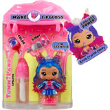 MGA Entertainment Yummiland Lip Gloss Doll Series 2- Rock Candy (Roxie Crystal Candy), Muñecos Minifigura, Femenino, 4 año(s), 100 mm, Multicolor