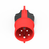 NRGkick Adaptador de enchufe 32A - 5 polos, máx. 22kW negro/Rojo