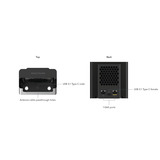 Netgear MD200-10000S, Adaptador negro