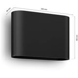 Philips Hue 929003665001, Luz de LED negro