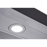 Respekta CH 44099 GISAM, Campana extractora acero fino/Negro