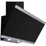 Respekta CH 89090 S, Campana extractora negro/Acero fino