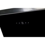 Respekta CH 89090 S, Campana extractora negro/Acero fino