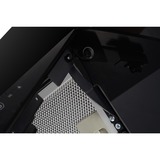 Respekta CH 89090 S, Campana extractora negro/Acero fino