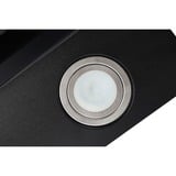 Respekta CH 89090 S, Campana extractora negro/Acero fino