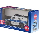 SIKU Rheinmetall MAN Survivor R Modelo a escala de furgón policial Previamente montado 1:50, Automóvil de construcción plateado/Azul, Modelo a escala de furgón policial, Previamente montado, 1:50, Rheinmetall MAN Survivor R, Cualquier género, Metal, Plástico
