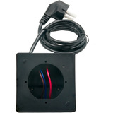 Shelly Soporte de pantalla de pared negro