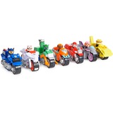 Spin Master PATRULLA CANINA - MOTO JUGUETE MOTO PUPS RUBBLE - Motocicleta de Fricción Deluxe con Función de Caballito y Figura Rubble Patrulla Canina Moto Pups -6060543 - Juguetes Niños 3 Años +, Vehículo de juguete amarillo