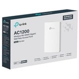 TP-Link Festa F52-Wall 1200 Mbit/s Blanco Energía sobre Ethernet (PoE), Punto de acceso 2,4 GHz, 5 GHz, 1200 Mbit/s, WPA2-Enterprise, WPA2-Personal, WPA-Enterprise, SNMPv2, SNMPv3, WPA-Personal, SSH, 1000 Mbit/s