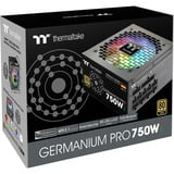 Thermaltake Germanium Pro RGB 750W, Fuente de alimentación de PC negro