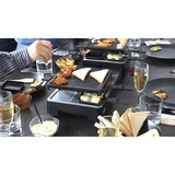 Unold 48755 parrilla de interior 8 personas(s) 1300 W Negro, Raclette negro, 8 personas(s), Plástico, Negro, Rectangular, Aluminio, 21 x 21 mm