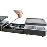 Unold 48755 parrilla de interior 8 personas(s) 1300 W Negro, Raclette negro, 8 personas(s), Plástico, Negro, Rectangular, Aluminio, 21 x 21 mm