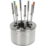 WMF Lumero 61.3020.1009 parrilla de interior 8 personas(s) 1960 W Negro, Acero inoxidable, Raclette acero fino/Negro, 1960 W