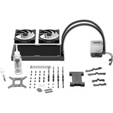 be quiet! LIGHT LOOP 240mm Black Procesador Sistema de refrigeración líquida todo en uno 12 cm Negro 1 pieza(s), Refrigeración por agua negro, Sistema de refrigeración líquida todo en uno, 12 cm, 105,1 m³/h, Negro