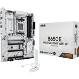 ASUS B650E MAX GAMING WIFI W AMD B650 Zócalo AM5 ATX, Placa base blanco, AMD, Zócalo AM5, AMD Ryzen 7000 Series, AMD Ryzen 8000 Series, AMD Ryzen 9000 Series, Zócalo AM5, DDR5-SDRAM, 256 GB