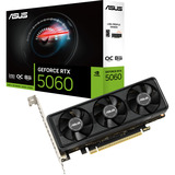 ASUS RTX5060-O8G-LP-BRK NVIDIA GeForce RTX 5060 8 GB GDDR7, Tarjeta gráfica GeForce RTX 5060, 8 GB, GDDR7, 128 bit, 7680 x 4320 Pixeles, PCI Express 5.0