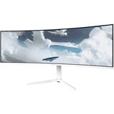 Arozzi Nova 49TUW165, Monitor de gaming blanco