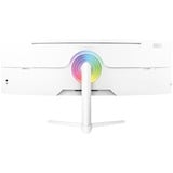 Arozzi Nova 49TUW165, Monitor de gaming blanco