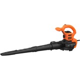 BLACK+DECKER BEBLV290 soplador de hoja 2900 W 390 kmh, Aspirador/soplador negro/Naranja, Soplador manual, 390 kmh, 55 L, 16:1, Negro, Naranja, 102,5 dB