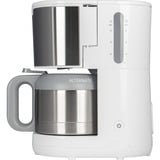Braun IDCollection KF1505 WH Cafetera de filtro 1,2 L blanco/Acero fino, Cafetera de filtro, 1,2 L, De café molido, 1000 W, Blanco