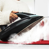Cecotec 3D ForceAnodized 750 Smart, Plancha a vapor negro/Celeste