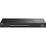 D-Link DGS-1530-28S/E switch Gestionado L2 Negro, Interruptor/Conmutador negro, Gestionado, L2, Bidireccional completo (Full duplex), Montaje en rack
