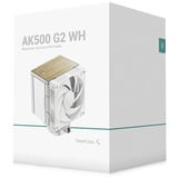 DeepCool R-AK500G2-WHNNMN-GJD, Disipador de CPU blanco/Madera