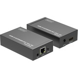 Digitus Set Extensor HDMI IP, Alargador de HDMI negro